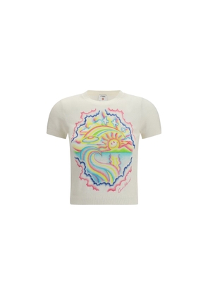 Casablanca Multicolor Cotton T-Shirt - L