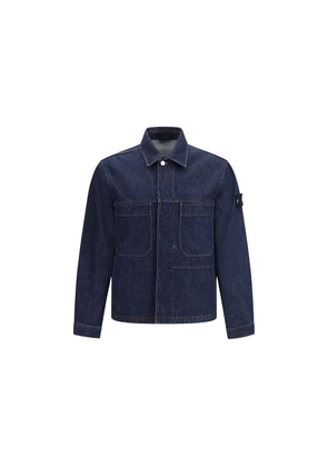 Stone Island Blue Cotton Denim Jacket - M