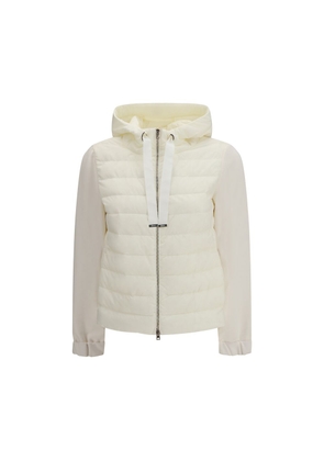 Herno Beige Polyester Biker Jacket - L