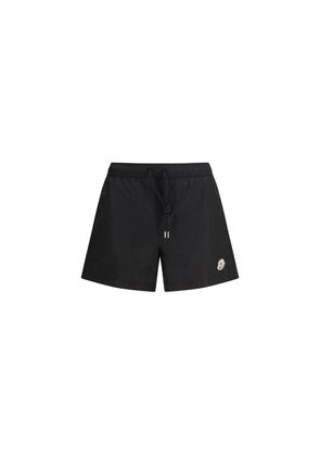 Moncler Black Polyamide Swim Shorts - S