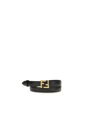 Fendi Black Calf Leather Bos Taurus Regular Belt - 75 cm / 30 Inches