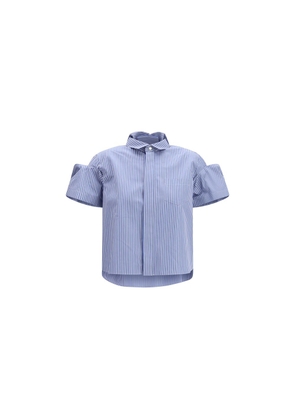 Sacai Blue Polyester Shortsleeve Shirt - 3