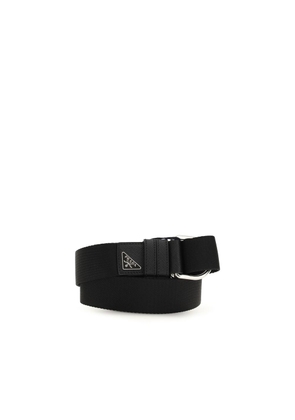 Prada Black Nylon Regular Belt - 100 cm / 40 Inches