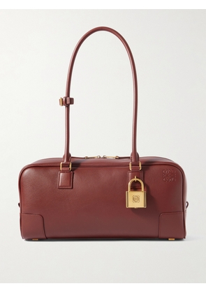 LOEWE - Amazona 31 Embellished Leather Shoulder Bag - Burgundy - One size