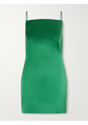 Givenchy - Silk-satin Mini Dress - Green - FR 34,FR 36,FR 38,FR 40,FR 42