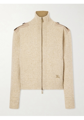 Burberry - Wool-blend Zip-up Cardigan - Green - xx small,x small,small,medium,large