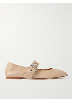 Aeyde - Uma Eyelet-embellished Leather Mary Jane Ballet Flats - Neutrals - EU 36,EU 36.5,EU 37,EU 37.5,EU 38,EU 38.5,EU 39,EU 39.5,EU 40,EU 40.5,EU 41,EU 41.5,EU 42
