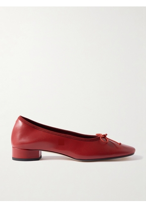 Aeyde - Onda Bow-detailed Leather Pumps - Red - EU 35,EU 36,EU 36.5,EU 37,EU 37.5,EU 38,EU 38.5,EU 39,EU 39.5,EU 40,EU 40.5,EU 41,EU 41.5,EU 42