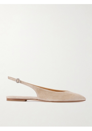 Aeyde - Amelia Suede Slingback Ballet Flats - Neutrals - EU 35,EU 36,EU 36.5,EU 37,EU 37.5,EU 38,EU 38.5,EU 39,EU 39.5,EU 40,EU 40.5,EU 41,EU 41.5,EU 42