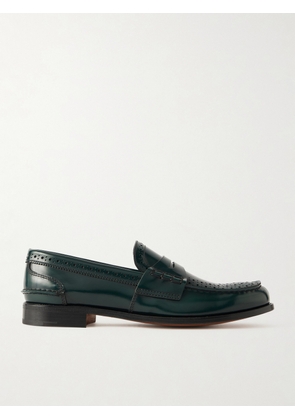 Church's - Robin Glossed-leather Penny Loafers - Green - IT36,IT36.5,IT37,IT37.5,IT38,IT38.5,IT39,IT39.5,IT40,IT40.5,IT41,IT41.5,IT42