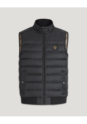 Belstaff Circuit Gilet Men's Down Filled Nylon Black Size UK 34