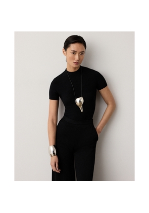 Stretch Short-Sleeve Jumper