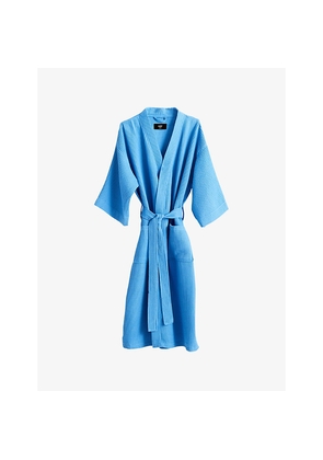Hay Waffle-Texture Cotton-Blend Bathrobe