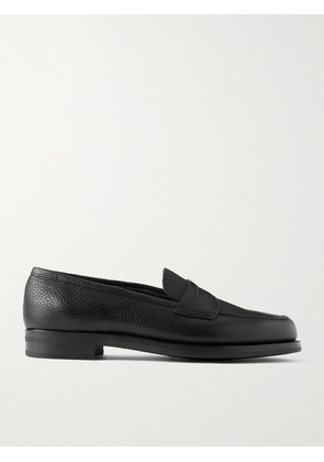 Edward Green - Pimlico Full-Grain Leather Penny Loafers - Men - Black - UK 7