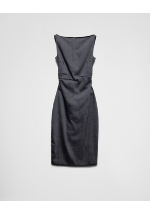 Stretch kid mohair dress