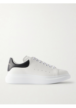 McQueen - Exaggerated-Sole Leather Sneakers - Men - White - EU 39