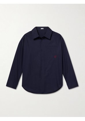 LOEWE - Cotton Shirt - Men - Blue - EU 38