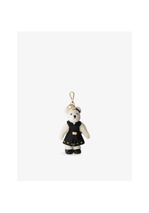 Womens Prada Teddy Cotton and Mohair-Blend Bag Charm