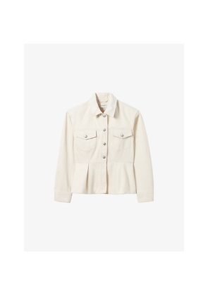 Womens Claudie Pierlot Long-Sleeved Denim Jacket