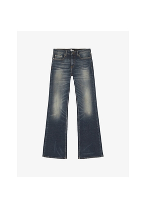 Womens The Kooples Bootcut Regular-Fit Denim Jeans