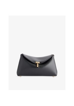 Womens Toteme T-Lock Mini Leather Clutch Bag