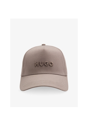 Mens Hugo Logo-Embellished Cotton-Twill Baseball Cap