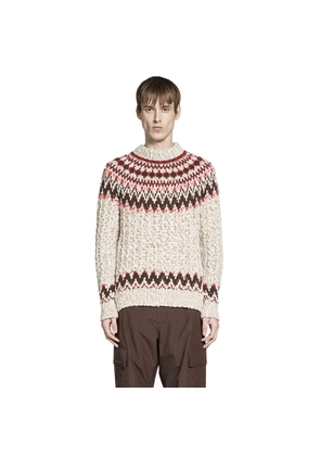 Geometric Jacquard Wool Sweater
