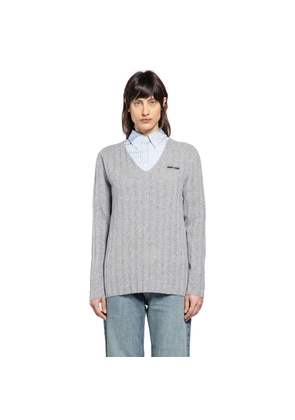 Wool and Cashmere V-Neck Sweater