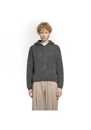 Current Mohair Knit Hoodie Sweater