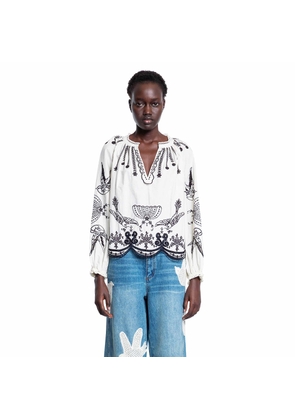 SEA NY WOMAN OFF-WHITE SHIRTS