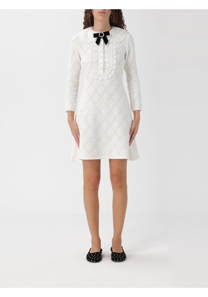 Dress SELF-PORTRAIT Woman color White