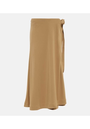 Toteme Jersey wrap skirt