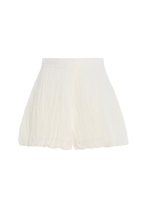 Lisa Marie Fernandez Pouf Linen Gauze Shorts - Moda Operandi