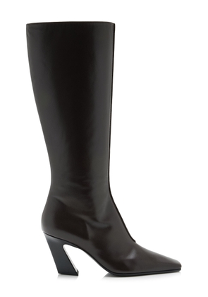 Bottega Veneta Banzai Leather Knee Boots - Moda Operandi