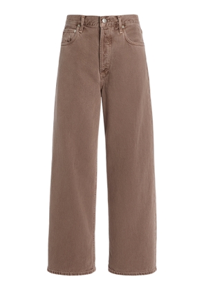 Agolde Ren Rigid High-Rise Wide-Leg Jeans - Moda Operandi