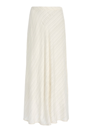 Proenza Schouler White Label Kaia Skirt in Woven Stripe Flou - Moda Operandi