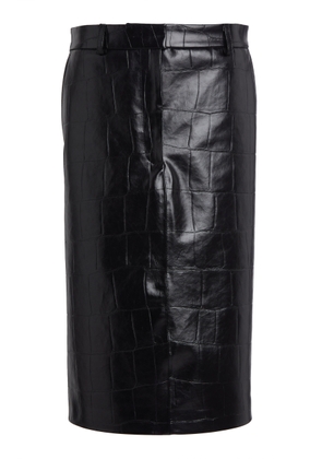 Stella McCartney Croco Pencil Skirt - Moda Operandi