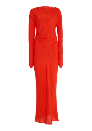 SIR. Fresca Gathered Silk Midi Dress - Moda Operandi