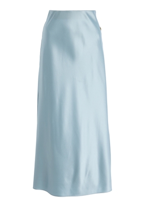 Éterne Camila Stretch-Silk Midi Skirt - Moda Operandi