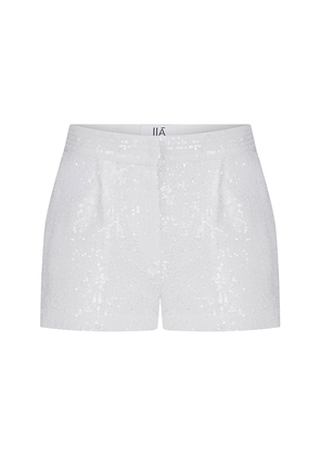 ILA THE BRAND Nial Sequined Shorts - Moda Operandi