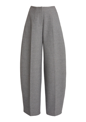 Jacquemus Curvo High-Rise Cotton-Blend Straight-Leg Pants - Moda Operandi