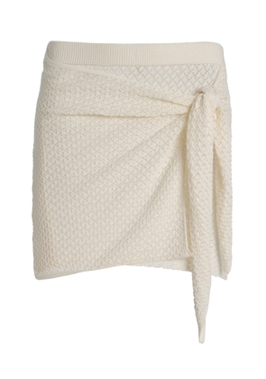 THE GARMENT Tanzania Pointelle-Knit Organic Cotton Mini Skirt - Moda Operandi