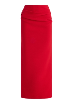 Maticevski Shocking Draped Crepe Maxi Skirt - Moda Operandi