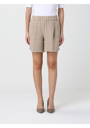 Shorts BRUNELLO CUCINELLI Woman color Beige