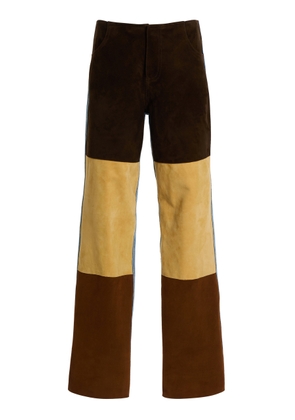 Christopher Esber Spliced Low-Rise Straight-Leg Jeans - Moda Operandi