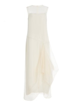 STAUD Viola Silk Midi Dress - Moda Operandi