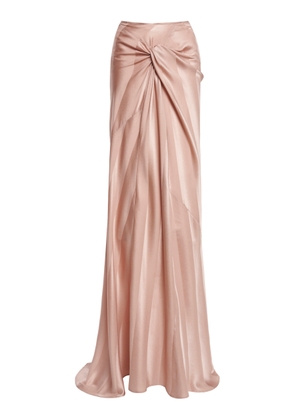 Dries Van Noten Smila Striped Silk Maxi Skirt - Moda Operandi