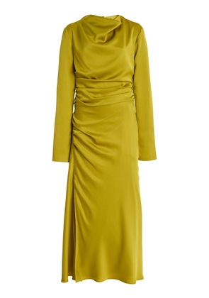 SIMKHAI Odessa Draped Midi Dress - Moda Operandi