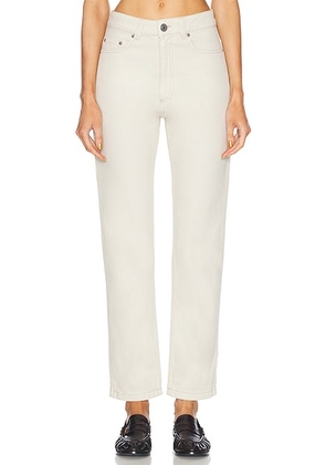 AMI Paris Straight Leg Jeans in Off White - Cream. Size 29 (also in 30).