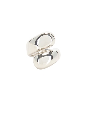 AGMES Synergy Ring in Sterling Silver - Metallic Silver. Size 7 (also in ).